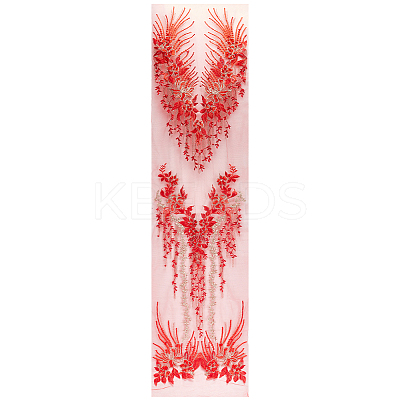Polyester Embroidery Sew on Appliques DIY-WH0656-37B-1