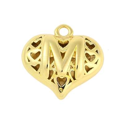 Hollow Brass Pendants for Valentine's Day KK-M289-03M-G-1