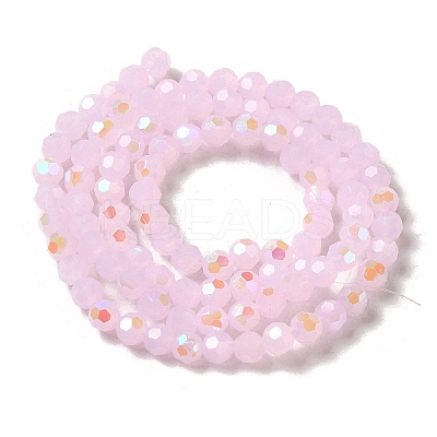 Imitation Jade Glass Beads Strands X-EGLA-A035-J4mm-L02-1