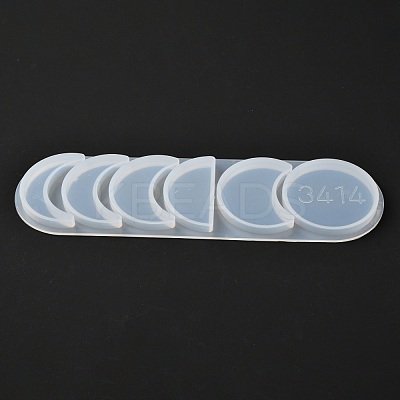 Phases of the Moon Silicone Molds X-DIY-P025-02-1
