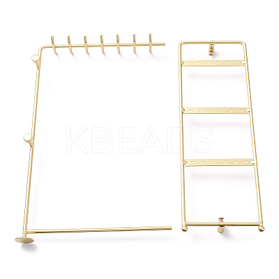 Rectangle Iron Jewelry Display Stands ODIS-F001-03G-1
