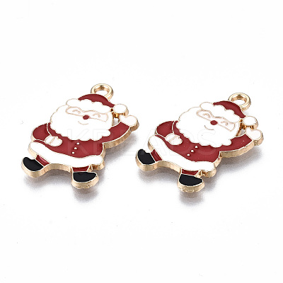 Eco-Friendly Alloy Enamel Pendants ENAM-Q437-070-NR-1