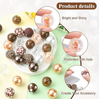 DIY Candy Color Bracelet Necklace Making Kit MACR-CJC0001-12P-04-1