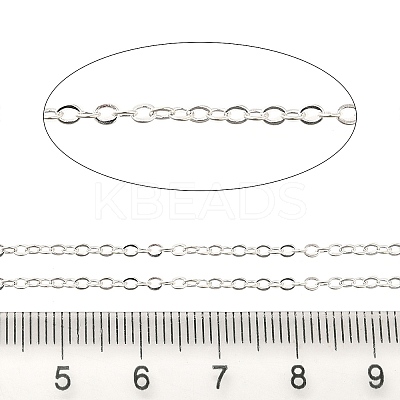 Rack Plating Brass Cable Chains CHC-M001-04S-1