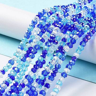 Glass Beads Strands EGLA-A034-M4mm-25-1