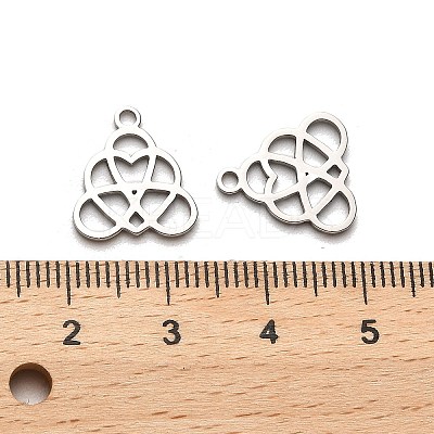 Non-Tarnish 316 Surgical Stainless Steel Charms STAS-H190-03P-04-1