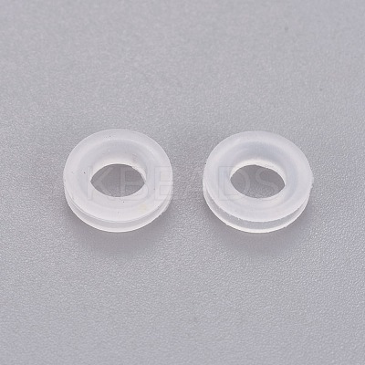 Comfort Plastic Pads for French Clip Earrings KY-E008-01-1