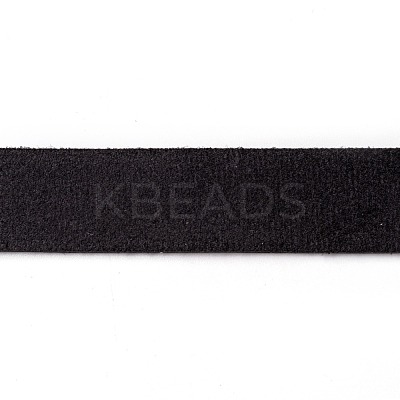 Flat Single Face Imitation Leather Cords LC-WH0002-01F-1