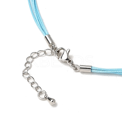 1MM Waxed Cord 5-Strand Necklace Making MAK-C005-01O-1
