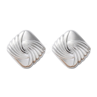 304 Stainless Steel Stud Earrings for Women EJEW-K306-01P-1