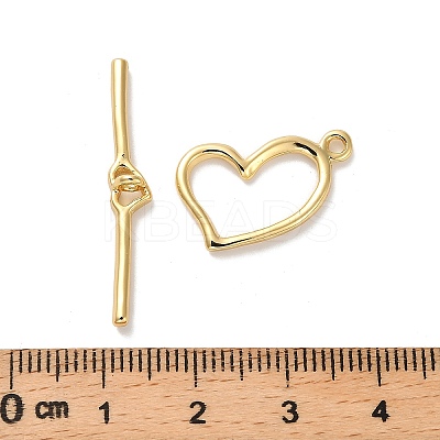 Brass Toggle Clasps KK-H496-09G-1