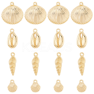 4 Styles Alloy Pendants FIND-SC0012-74-1