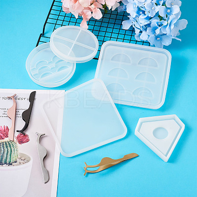 DIY Eyelash Tray Silicone Molds DIY-BG0001-31-1