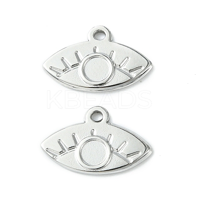 Non-Tarnish 304 Stainless Steel Pendant Cabochon Settings STAS-L269-021P-1