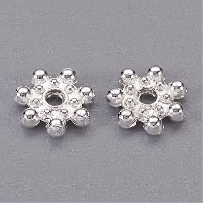 Tibetan Style Alloy Spacer Beads TIBEB-O004-04S-1