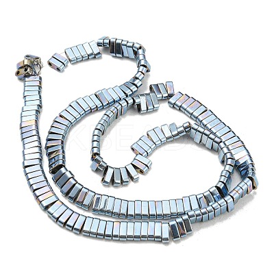 Electroplated Non-magnetic Synthetic Hematite Beads Strands G-C106-B02-03A-1