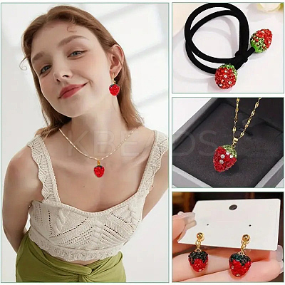 10Pcs Clay Polymer Rhinestone Beads RB-YW0001-28-1