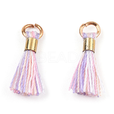Polycotton(Polyester Cotton) Tassel Pendant Decorations OCOR-S102-25-1