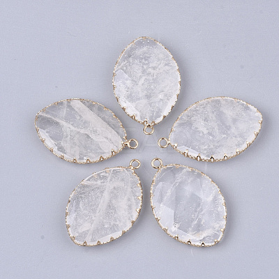Natural Quartz Crystal Pendants G-S344-83D-1