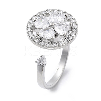 Rotatable Open Cuff Rings for Women RJEW-S402-07P-1