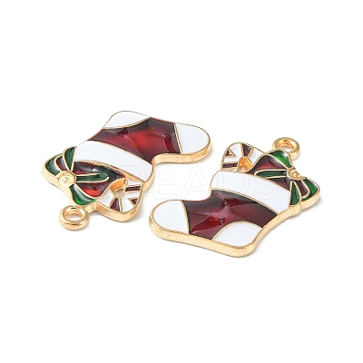 Christmas Alloy Enamel Pendants ENAM-D047-09LG-04-1