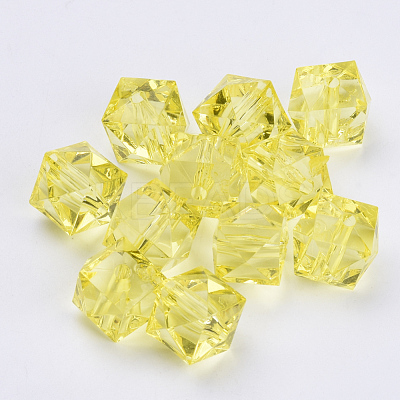 Transparent Acrylic Beads TACR-Q259-8mm-V21-1