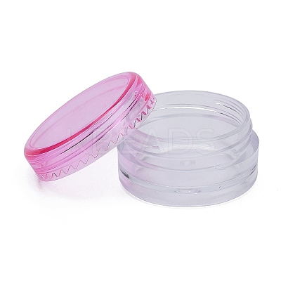 3G Plastic Empty Portable Facial Cream Jar X-MRMJ-WH0020-01B-1