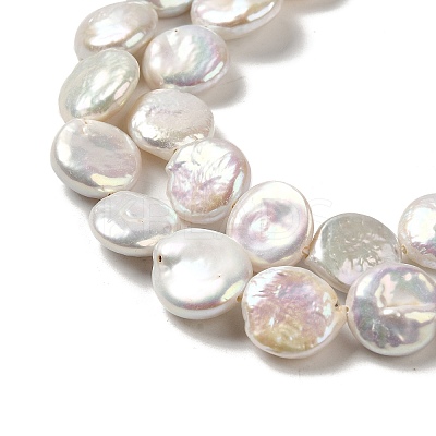 Natural Baroque Pearl Keshi Pearl Beads Strands PEAR-E016-008-1