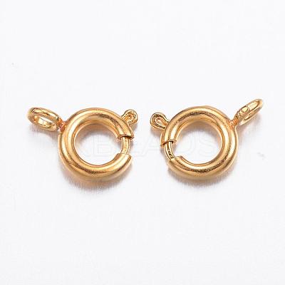 Ion Plating(IP) 304 Stainless Steel Spring Ring Clasps STAS-P163-16G-1