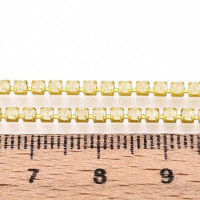 Iron Rhinestone Cup Chains CH-T006-05B-10-1