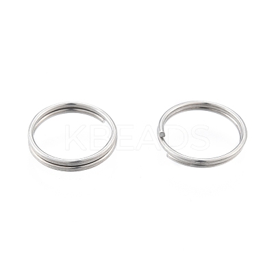 Non-Tarnish 304 Stainless Steel Split Rings STAS-N092-171C-01P-1