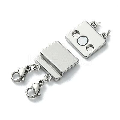 Zinc Alloy Box Magnetic Clasps Converter LS-PALLOY-C159-01P-1