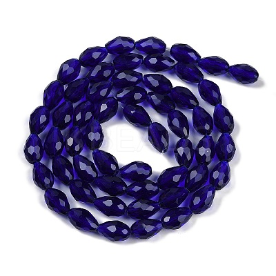 Transparent Glass Beads Strands EGLA-N013-T4mm-D07-1