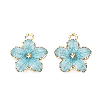 Alloy Enamel Pendants ENAM-F144-15A-1