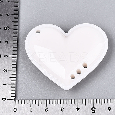 Opaque Acrylic Pendants SACR-T017-46G-1