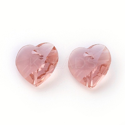 Romantic Valentines Ideas Glass Charms LS-G030V14mm-34-1