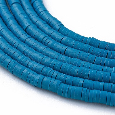 Handmade Polymer Clay Beads LS-CLAY-R067-4.0mm-44-1