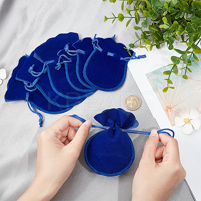 20Pcs 2 Styles Gourd Velvet Bags TP-BBC0001-02A-1