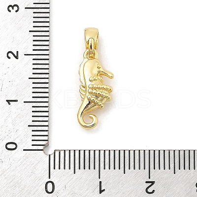 Rack Plating Leaf Brass Clear Cubic Zirconia Pendants KK-S407-13G-B-1