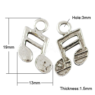Tibetan Style Alloy Pendants TIBEP-22644-AS-NR-1