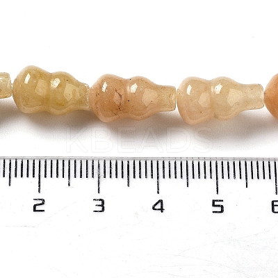 Natural Red Aventurine Beads Strands G-P528-G04-01-1