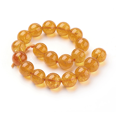 Natural Quartz Crystal Beads Strands G-C076-10mm-6-1