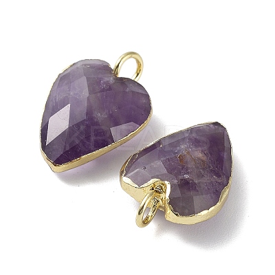 Natural Amethyst Pendants G-G012-11G-08-1