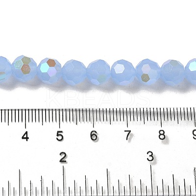 Imitation Jade Glass Beads Strands EGLA-A035-J8mm-L03-1