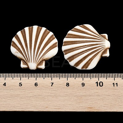 Spray Painted Opaque Acrylic Pendants ACRP-F003-03M-1