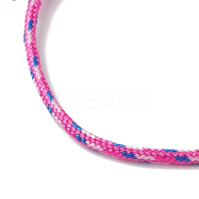 Adjustable Polyester & Spandex Cord Bracelets for Men Women BJEW-JB12092-02-1