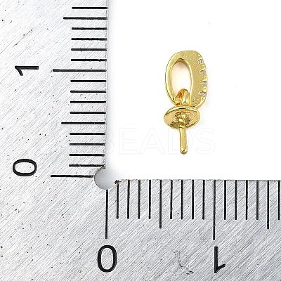 Brass Micro Pave Clear Cubic Zirconia Peg Bails Pendants LS-KK-L219-02G-1