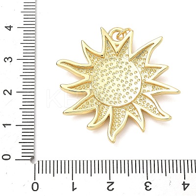 Brass Pendants KK-P345-19G-1