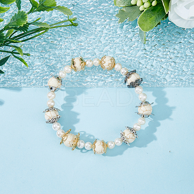 300Pcs 5 Styles Tibetan Style Bead Caps FIND-DC0003-90-1