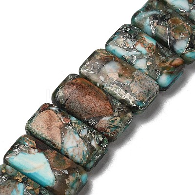 Synthetic Imperial Jasper Beads Strands G-Q050-A01-04-1